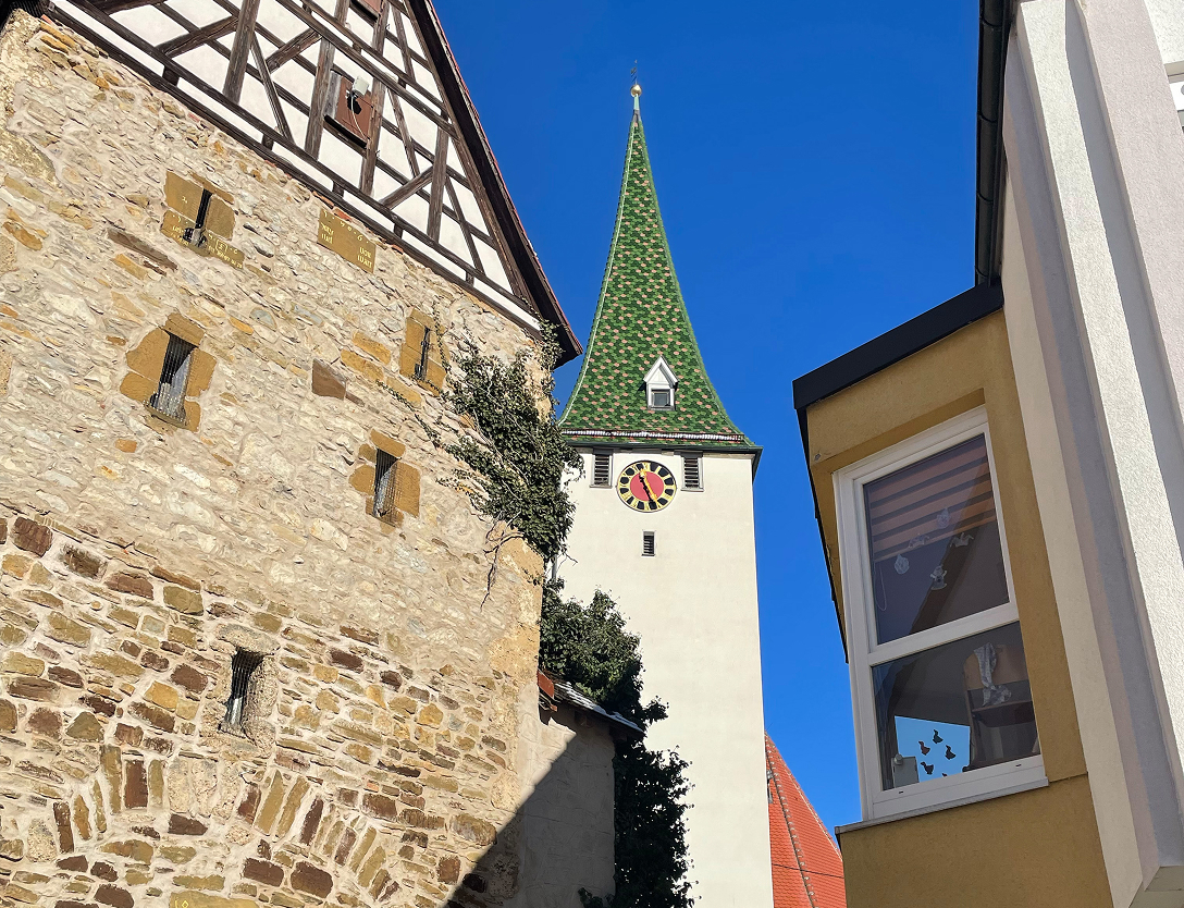 Kirche und Altstadt in Heubach